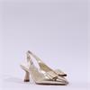 Una Healy Promiscuous Bow Slingback Heel - Gold